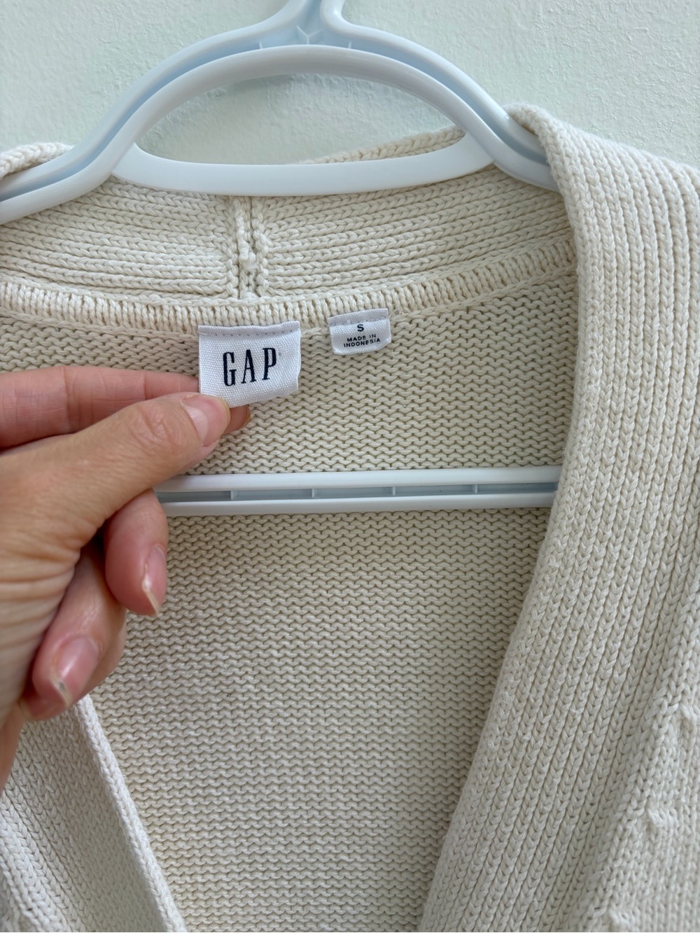 GAP STRIPED COTTON CARDIGAN - Picture 3 of 5